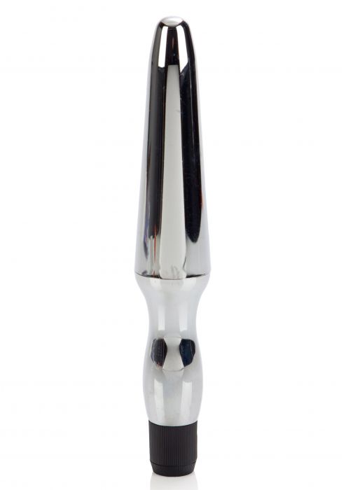 CALIFORNIA+EXOTICS+%2D+VIBRATING+WATERPROOF+ANAL+PROBE+SILVER