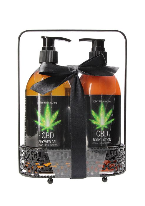 Cbd+%2D+Bath+And+Shower+Luxe+Care+Set+Green+Tea+%26+Hemp+2%CF%87460ml