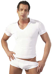 Μπλουζακι Λευκό Με Λαιμόκοψη V