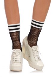 LEG AVENUE - FISHNET ATHLETIC ANKLETS