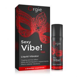 ORGIE - SEXY VIBE! HOT LIQUID VIBRATOR  30ΜL