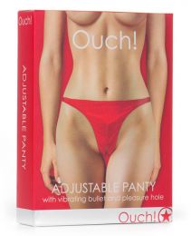 OUCH! - ADJUSTABLE PANTY RED