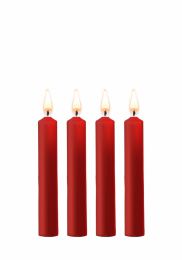 OUCH! - TEASING WAX CANDLES 4-PACK RED
