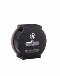 NON STICKY BONDAGE TAPE - 17,5 METER - BLACK