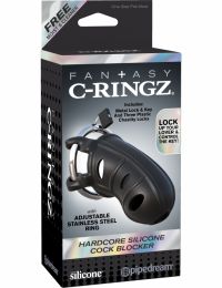 PIPEDREAM - FANTASY C-RINGZ HARDCORE SILICONE COCK BLOCK