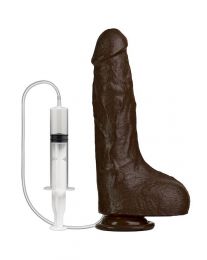 DOC JOHNSON - SQUIRTING REALISTIC COCK 8.5’’ BLACK